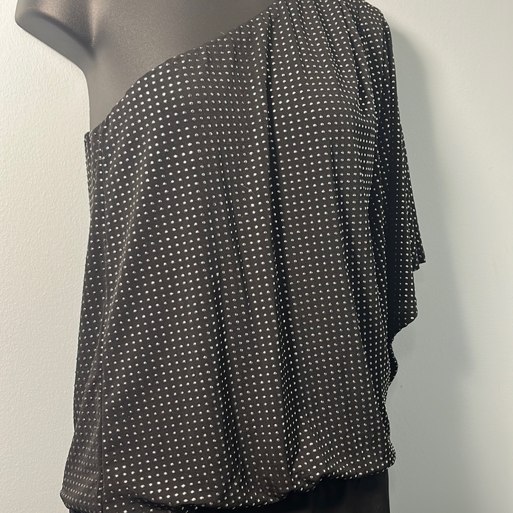 • Speechless One shoulder Mini Dress Black/Silver New With Tags - Picture 2 of 14